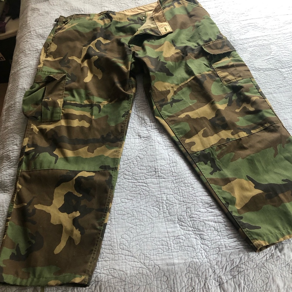 Men’s XXXL canvas camo pants